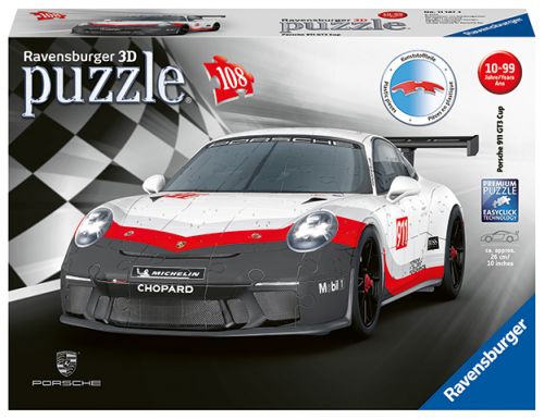 Ravensburger puzzle Porsche GT3 Cup 108 dielikov