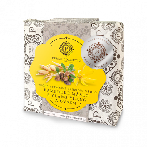 TOPVET Mydlo Bambucké maslo s ylang-ylang a ovsom 115g 115 g