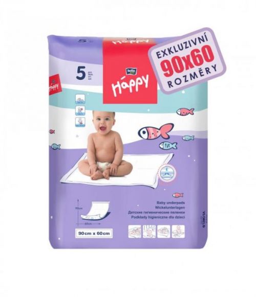 Happy hygienické podložky 60 x 90 cm 5 ks