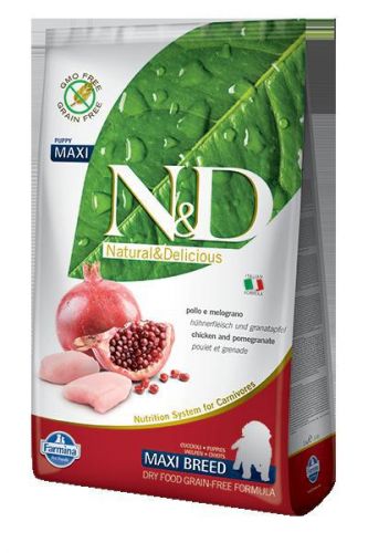 N&D dog GF PUPPY MAXI CHICKEN/POMEGRANATE - 2,5kg