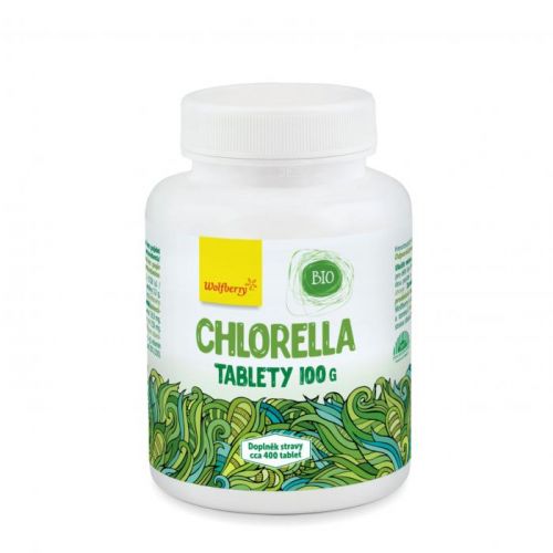 Wolfberry WF Chlorella BIO 100 g 400 tbl Wolfberry * 100 g = 400 tbl