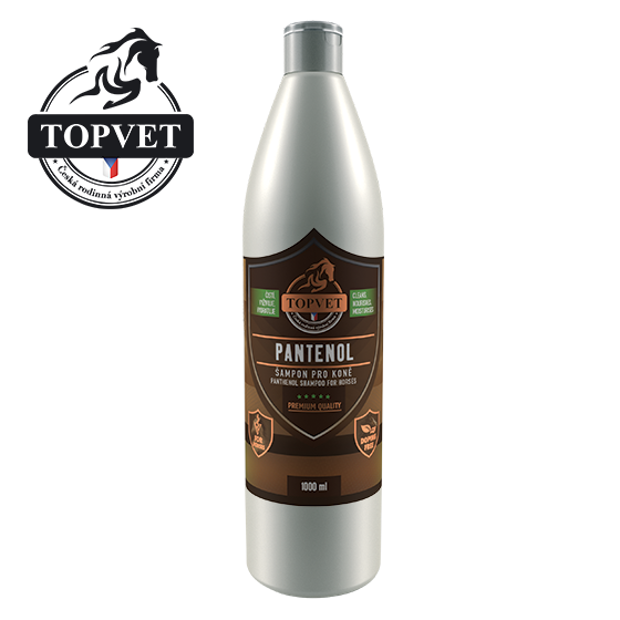 TOPVET Pantenol šampón 1000ml - pre kone 1000 ml