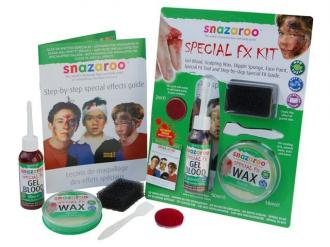 Farby na tvár s voskom