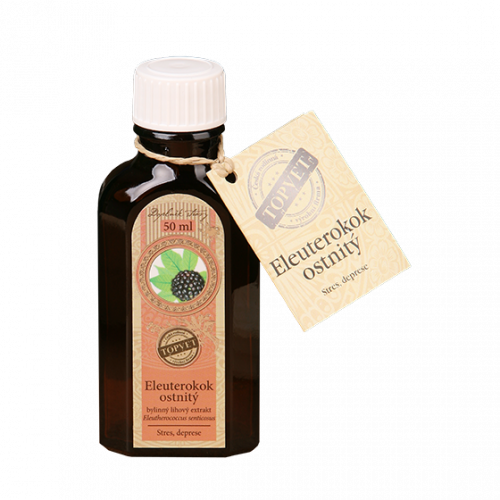 TOPVET Eleuterokok tinktúra - kvapky 50ml 50 ml