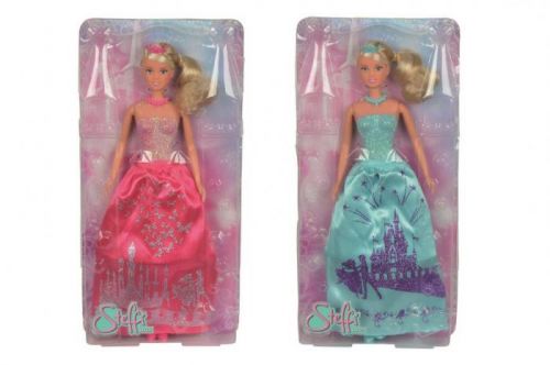 Simba Bábika Steffi Princezná, trblietavé šaty, 2 druhy