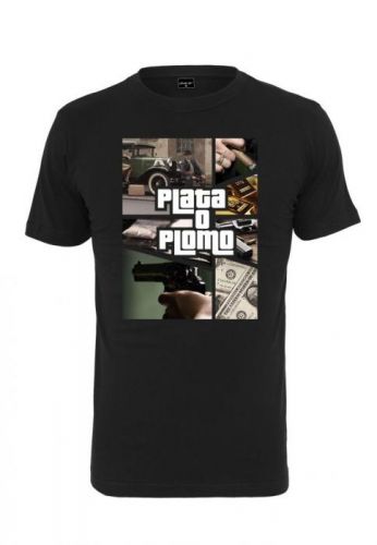 Tričko Mister Tee Plata - čierne, M