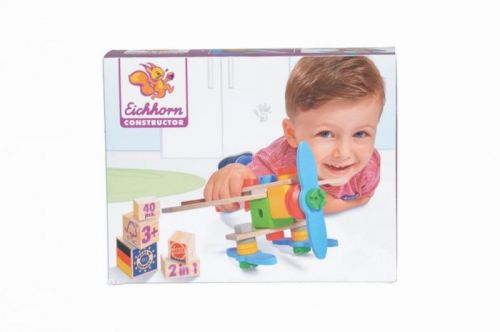 Stavebnica Constructor 2 Lietadlo, 40 dielov