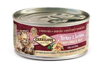 CARNILOVE cat konz. KITTEN TURKEY/salmon - 100g