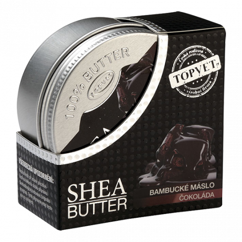 TOPVET Bambucké maslo (shea butter) s čokoládou 100ml 100 ml