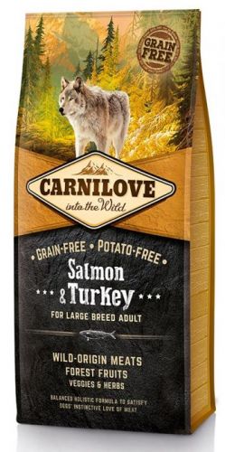 CARNILOVE ADULT large SALMON/turkey - 12kg