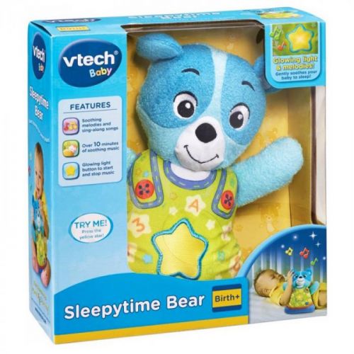 Vtech Macko Uspávačik modrý