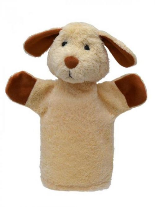 Moravská Ústredňa Pes 25 cm, zvukový maňuška