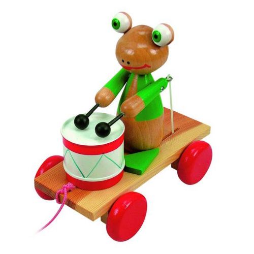Woody Ťahací žaba s bubnom