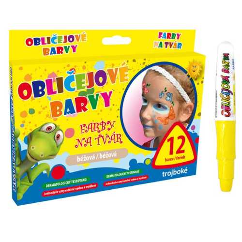 Farby na tvár MFP žltá