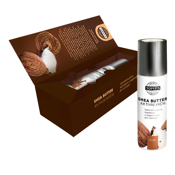 TOPVET Shea butter aktívny krém 50ml 50 ml