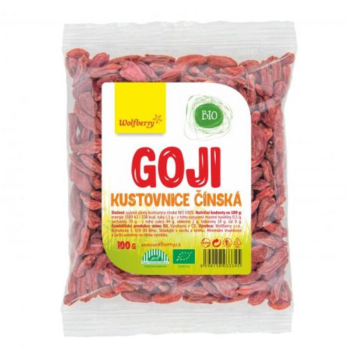 Wolfberry WF Goji kustovnica čínska BIO 100 g Wolfberry * 100 g