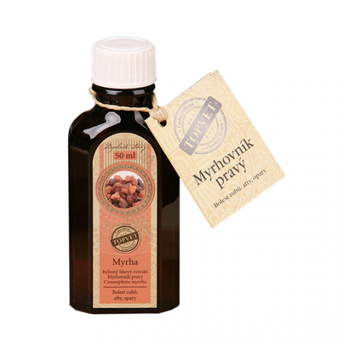 TOPVET Myrha tinktúra - kvapky 50ml 50 ml