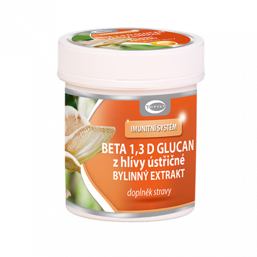 TOPVET Beta 1,3 D glucan bylinný extrakt 60 ks