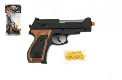 Teddies Pištoľ na guličky 15cm + guličky