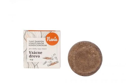 Navia Tuhý Šampón s Kondicionérom - Vzácne Drevo 25 g
