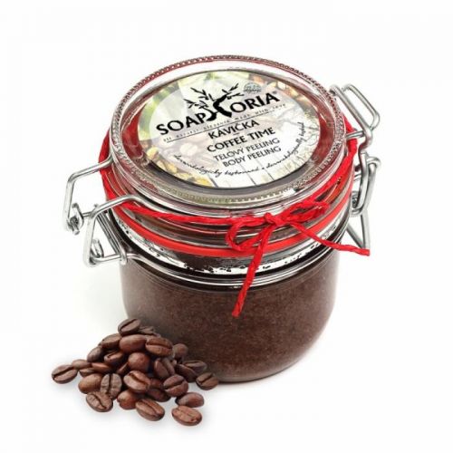 SOAPHORIA Kávička - organický soľný telový peeling 250 ml