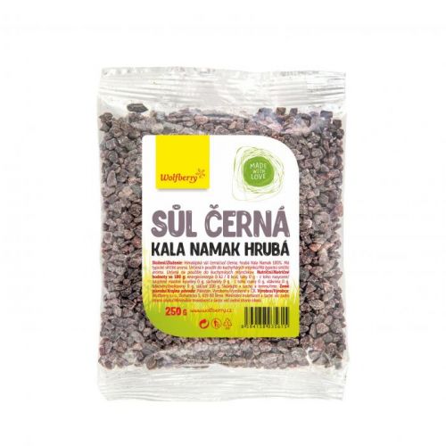 Wolfberry WF Himalájska soľ čierna hrubá KALA Namak 250 g Wolfberry 250 g