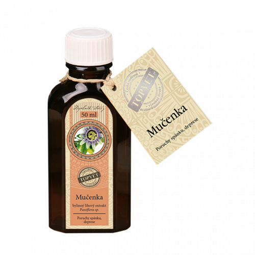 TOPVET Mučenka tinktúra - kvapky 50ml 50 ml