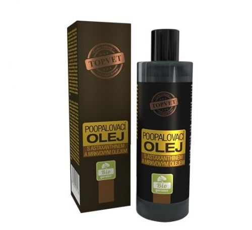 TOPVET Olej po opaľovaní s astaxantínom a mrkvovým olejom 100ml 100 ml