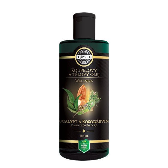 TOPVET Eucalyptus a kosodrevina v mandľovom oleji 200ml 200 ml