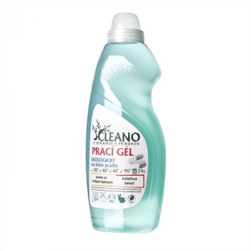 Cleano Ekologický prací gél pre žiarivo biele prádlo 1,5 l