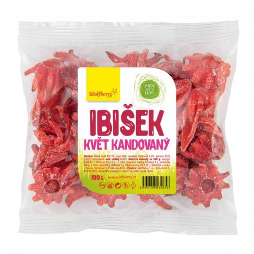 Wolfberry WF Kvet ibišteka kandizovaný 100 g Wolfberry 100g