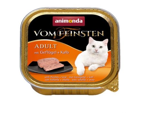 ANIMONDA cat paštéta CLASSIC 100g - Hydinové/Teľacie