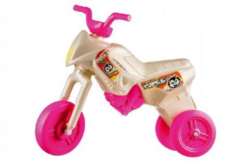 Odrážedlo Enduro Yupee bílé velké plast výška sedadla 31cm nosnost do 25kg 12m+