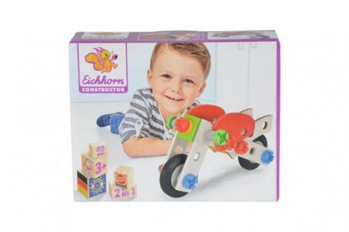 Eichhorn Stavebnica Constructor 2 Motocykel, 40 dielov