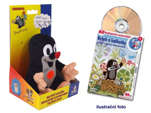 Moravská Ústredňa Krtko hovoriace 20cm + DVD