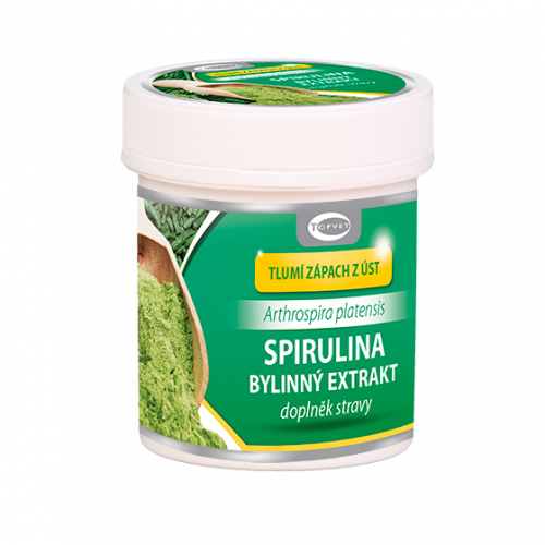 TOPVET Spirulina bylinný extrakt 60 cps