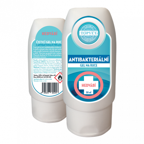 TOPVET Antibakteriálny gél na ruky - Hodváb 50ml 50 ml