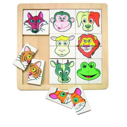 Woody Skladačka Zvieracie hlavičky