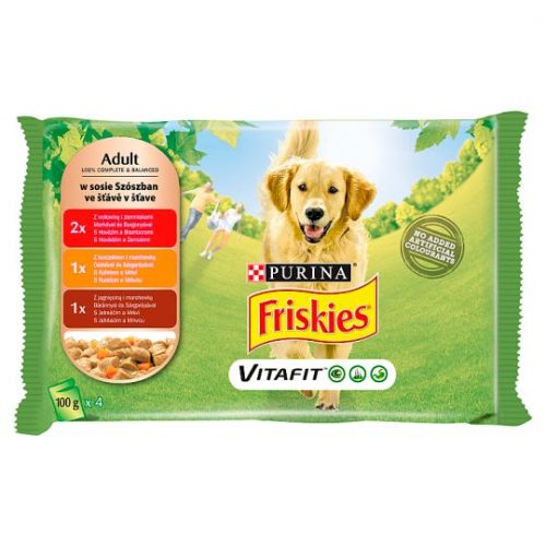 FRISKIES pes kapsa ADULT - 4x100g