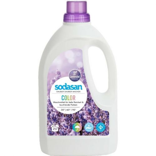 SODASAN COLOR tekutý prací prostriedok levanduľa 1,5 L 1.5 l