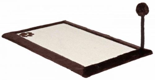 Škrabacie Doska lemovaná plyšom tm.hnedá - 70x45cm
