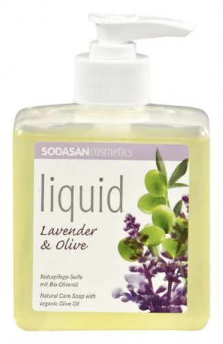 SODASAN BIO TEKUTÉ MYDLO NA RUKY LEVANDULA - OLIVA 300ML 300 ml