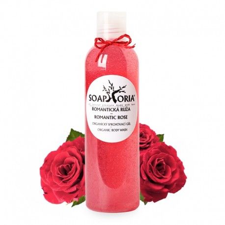 SOAPHORIA Romantická ruža - organický sprchovací gél 250 ml