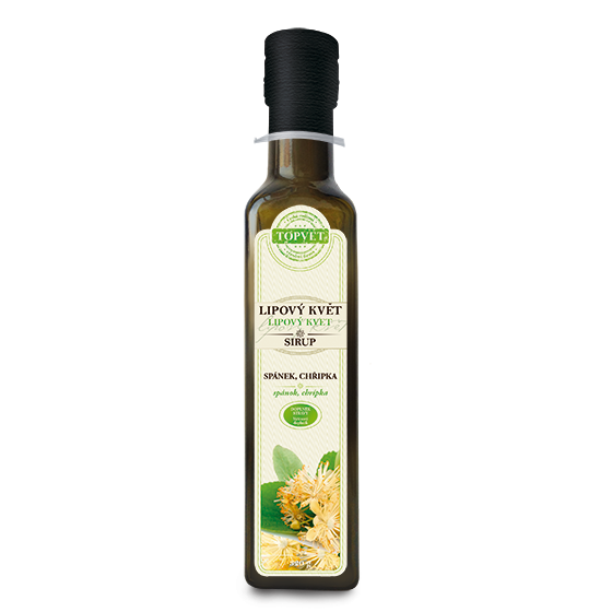 TOPVET Lipový kvet sirup - farmársky 320g 320 g