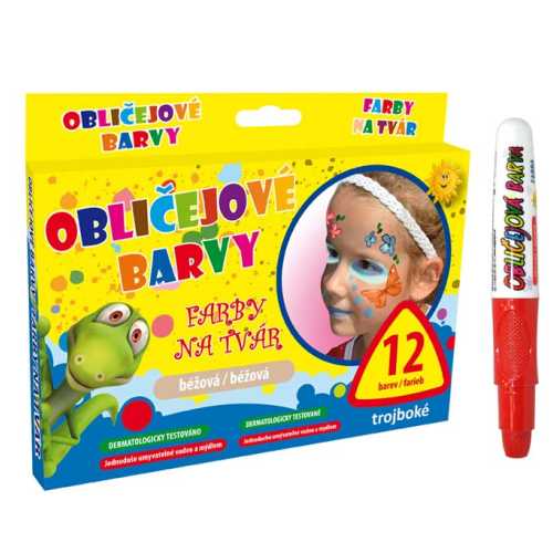 Farby na tvár MFP červená