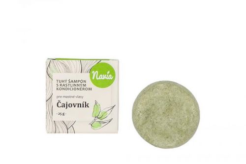 Navia Tuhý Šampón s Kondicionérom - Čajovník (pre MASTNÉ vlasy) 25 g