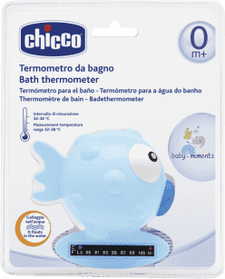 CHICCO Teplomer Rybička, svetlo-modrá
