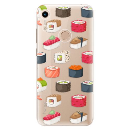 Odolné silikónové puzdro iSaprio - Sushi Pattern - Huawei Honor 8A