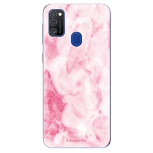 Odolné silikónové puzdro iSaprio - RoseMarble 16 - Samsung Galaxy M21