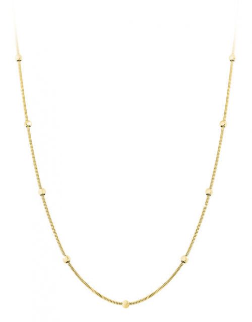 Troli Pozlátený guličkový náhrdelník